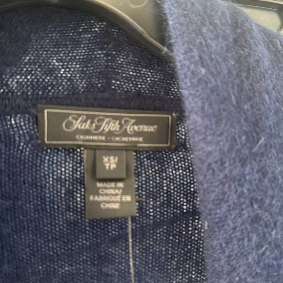 Saks Fifth Avenue Brand NWT Cashmere Cardigan Duster - Picture 2 of 6